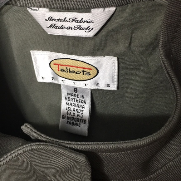 Talbots Hidden Button Wool Blend Blazer Jacket - Picture 4 of 8